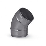 Отвод оцинкованный д.100 45°