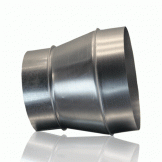 Переход оцинкованный 125-100