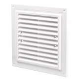 Решетка пластиковая 150х150  с сеткой Vents